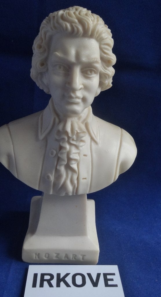 BUSTE MOZART * Gesigneerd *, Verzamelen, Beelden en Beeldjes, Verzenden, Zo goed als nieuw, Mens