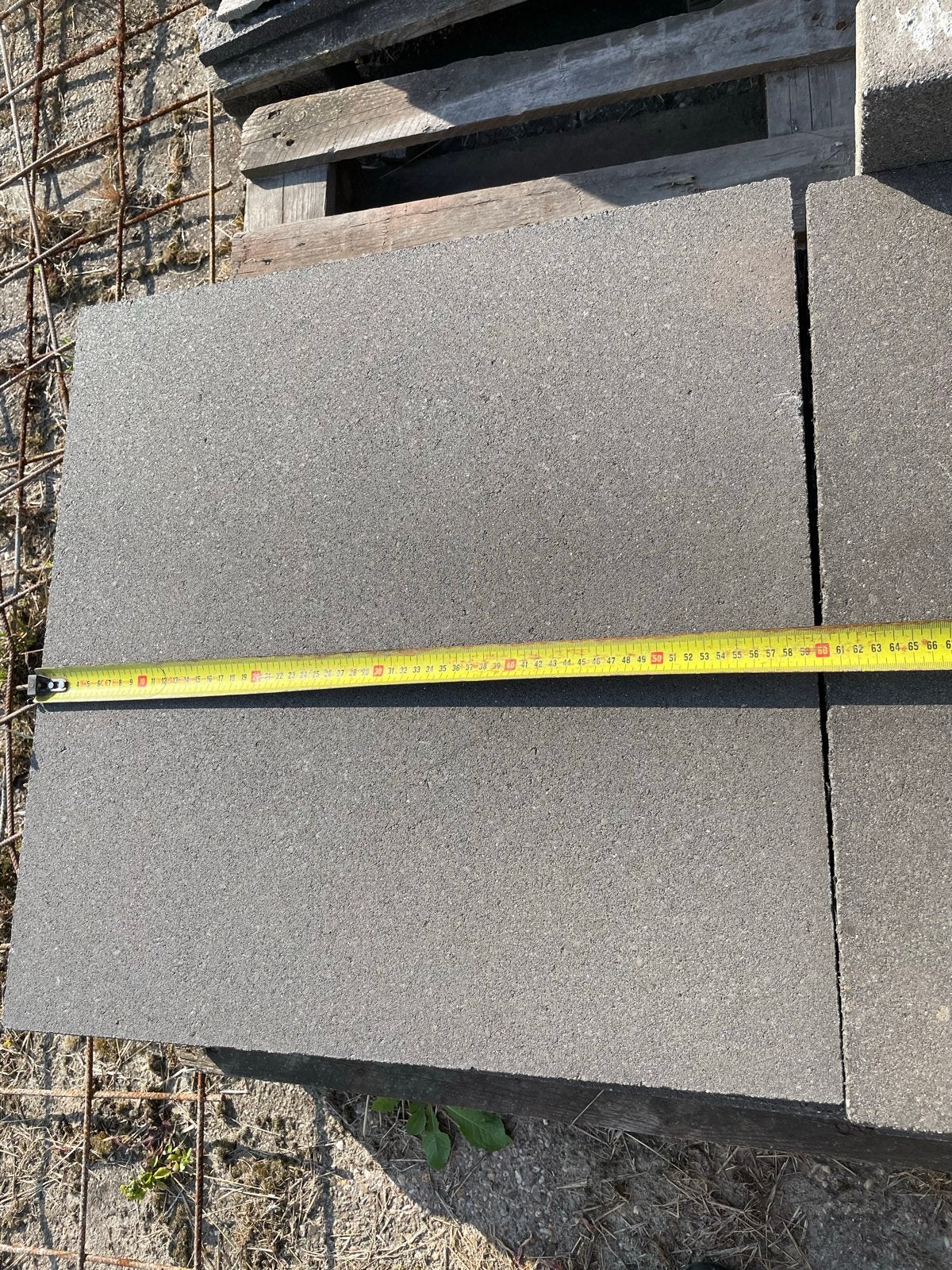 Betonnen terrastegels 60x60x6cm - Grijs, Ophalen, Nieuw, 10 m² of meer, Beton