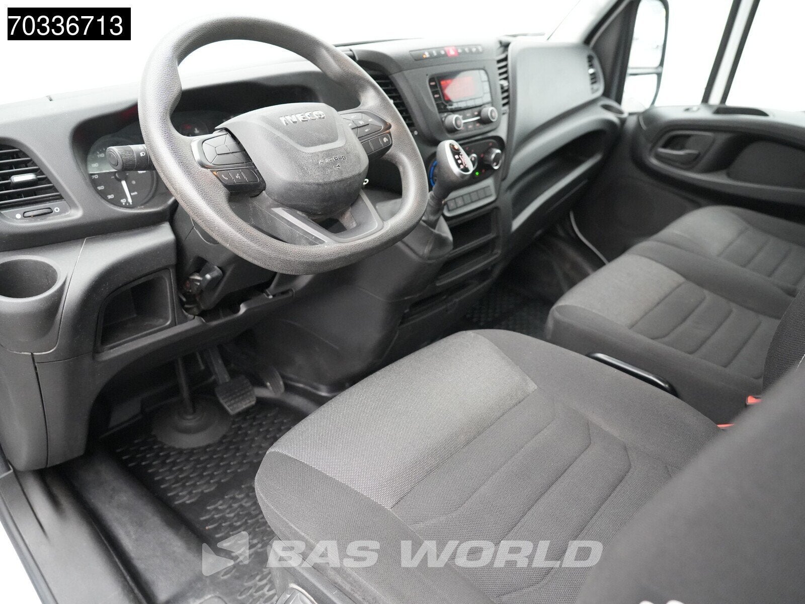 Iveco Daily 35C14 Automaat Dubbellucht Open Laadbak met Kist, Stof, Gebruikt, Euro 6, Iveco
