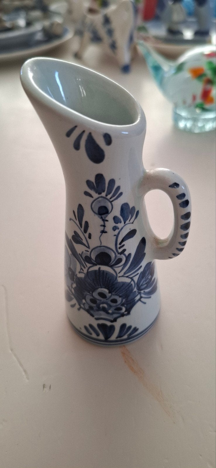 Antieke Delfts Blauwe Melkkan - Handgeschilderd, Ophalen of Verzenden