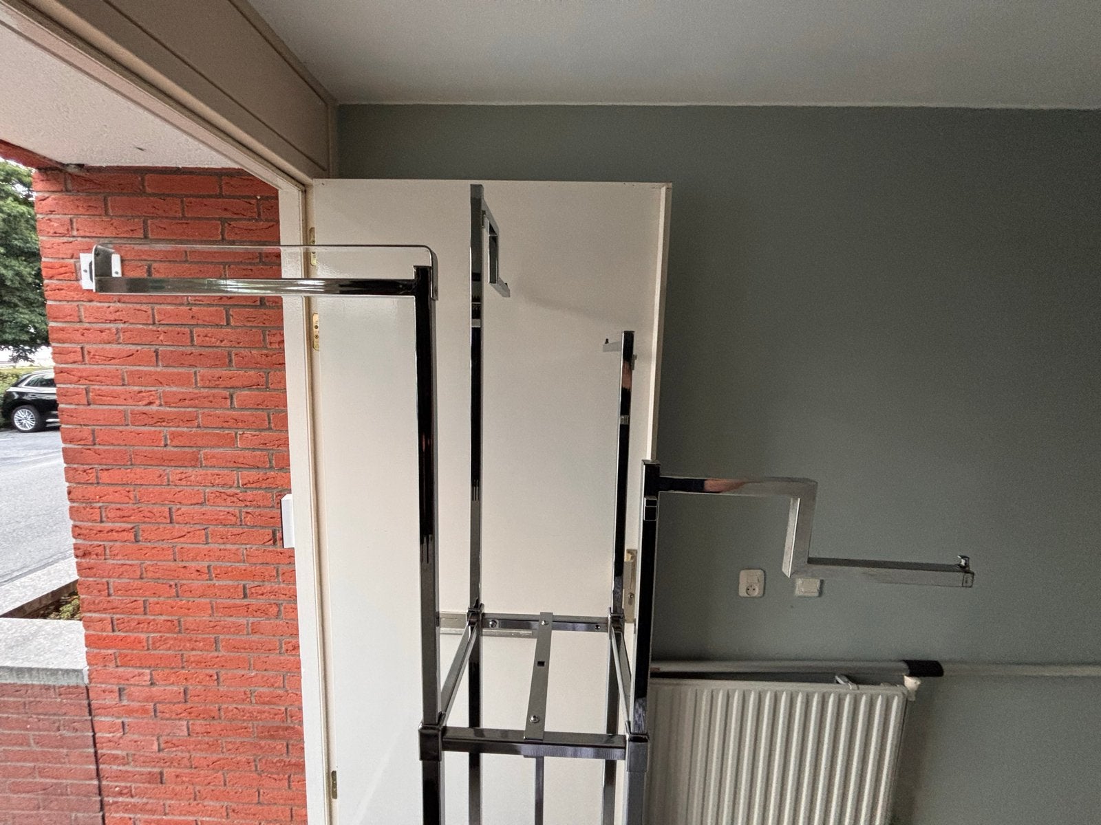 Kapstok/ kledingrek - Chroom, Kleding | Dames, Kledingrekken, Ophalen, Gebruikt