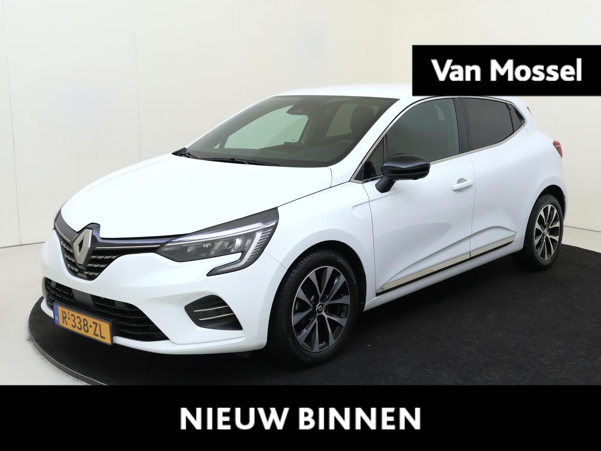 Renault Clio 1.0 TCe 90 Techno | 360 Camera | 9'3 inch navig, Voorwielaandrijving, Gebruikt, Euro 6, Leder en Stof