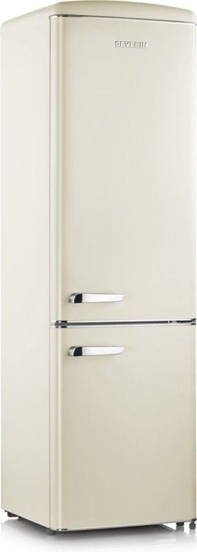Severin koelkast RKG 8919 - Retro - Crème, Servicenl@severin.com, 200 liter of meer, Met aparte vriezer, Nieuw