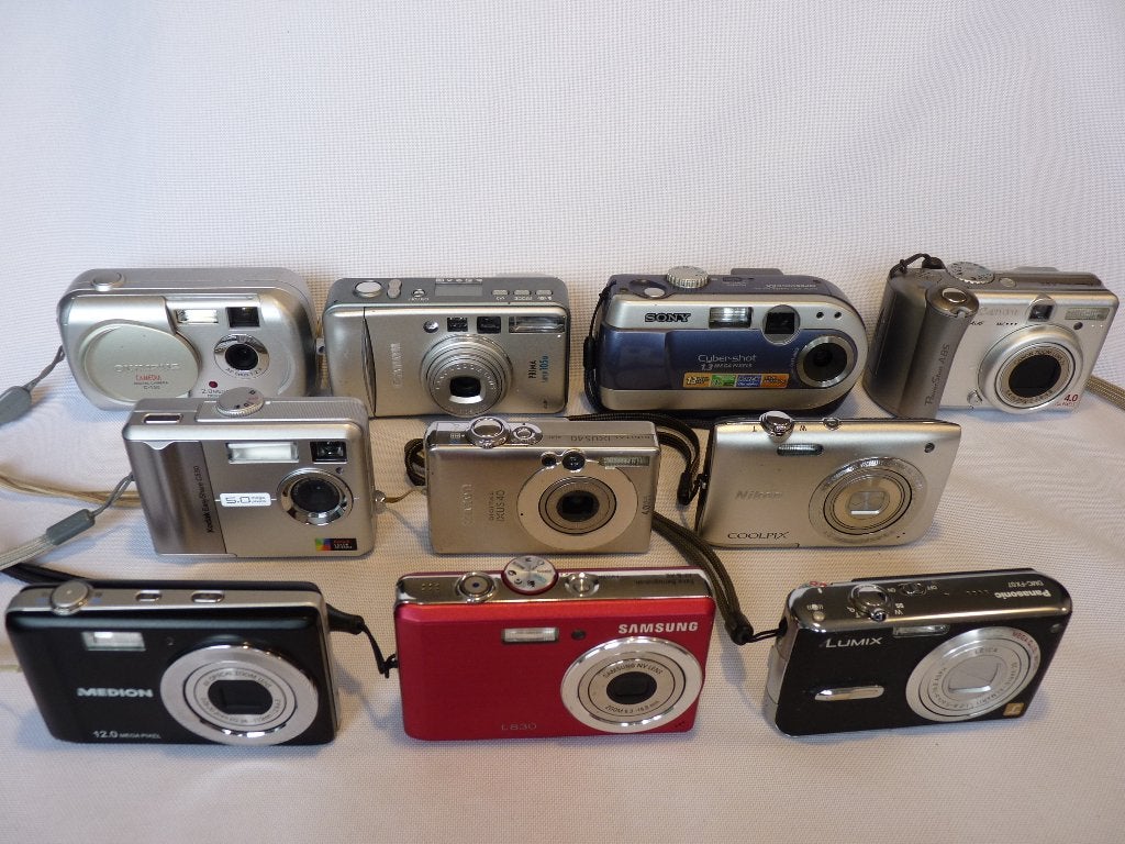 10x dig.cameras:Kodak, Panasonic, Nikon, Olympus, Canon,Sony, 12 Megapixel, Compact, Ophalen of Verzenden, Zo goed als nieuw