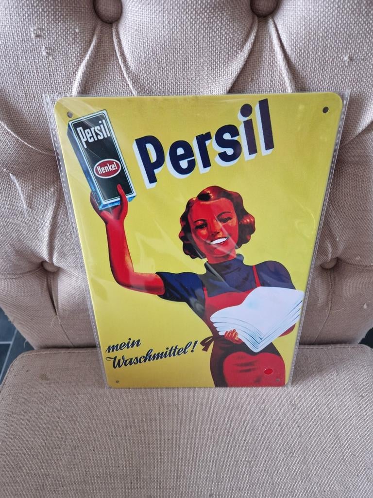 Persil reclamebord, Verzamelen, Ophalen of Verzenden, Nieuw, Reclamebord