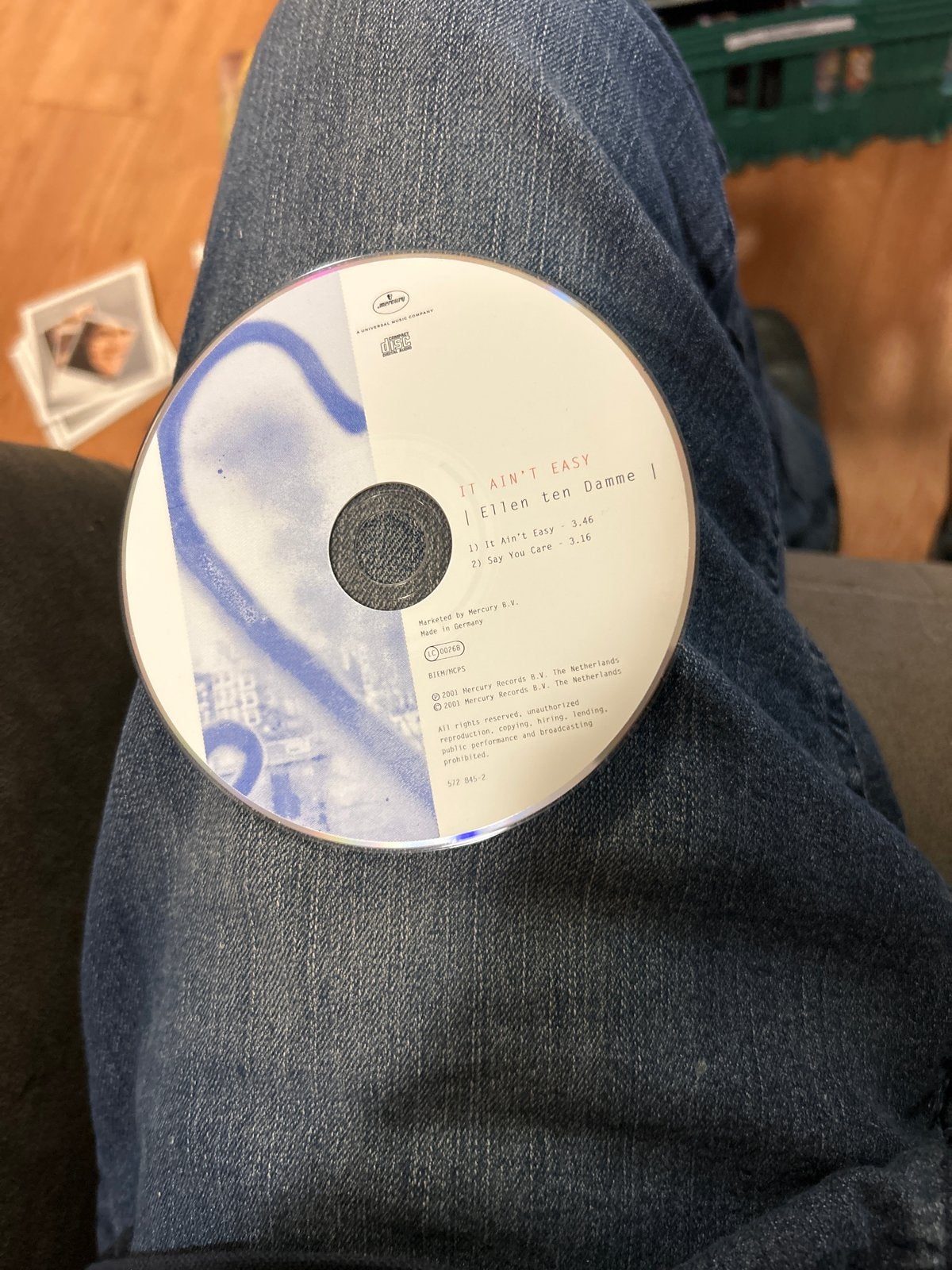 Ellen ten Damme - It Ain't Easy CD Single (2001), Cd's en Dvd's, Ophalen of Verzenden, Gebruikt