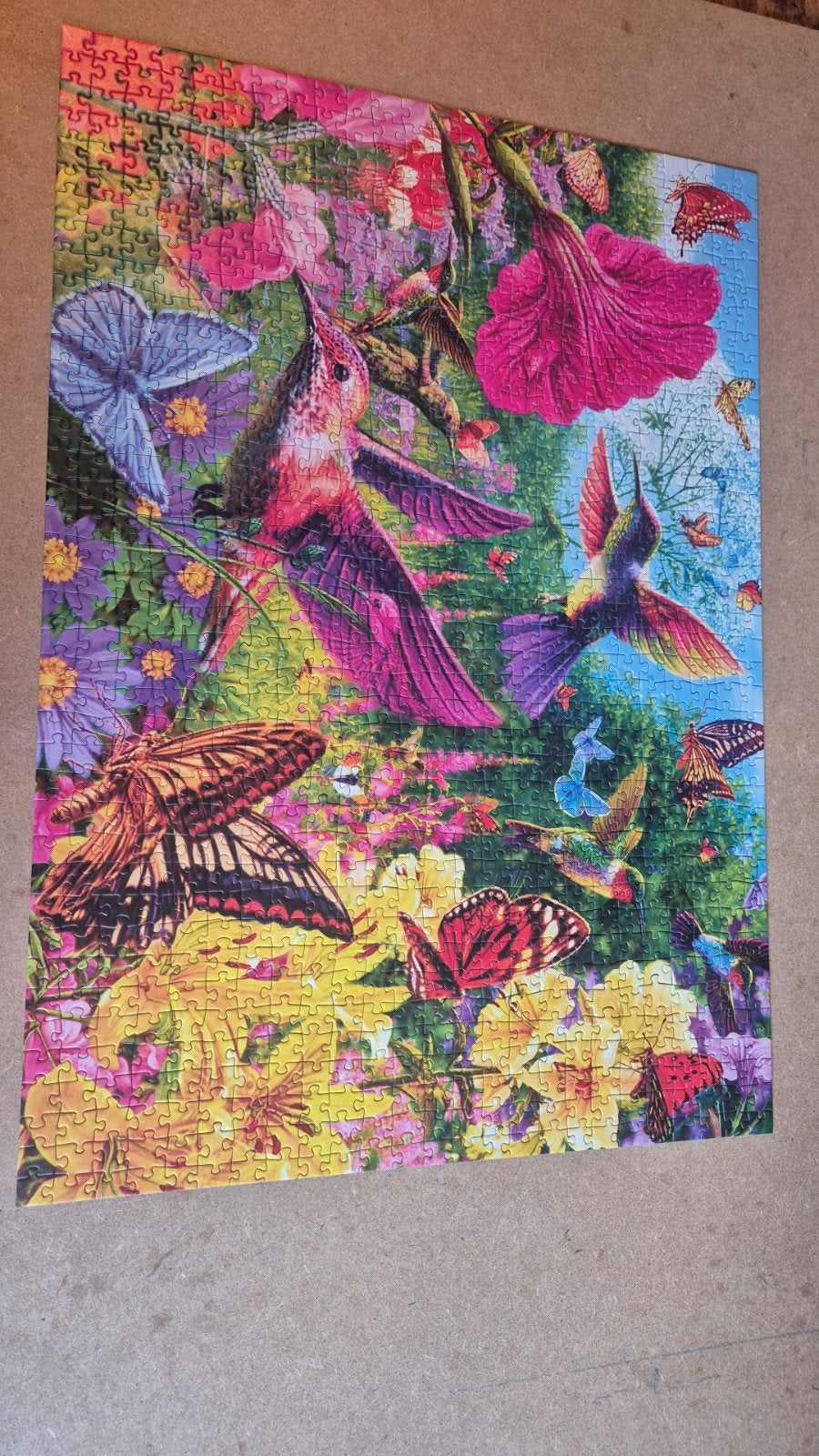 Trefl Legpuzzel 1000 stukjes - Tea Time Kolibries, Ophalen, 500 t/m 1500 stukjes, Zo goed als nieuw, Legpuzzel