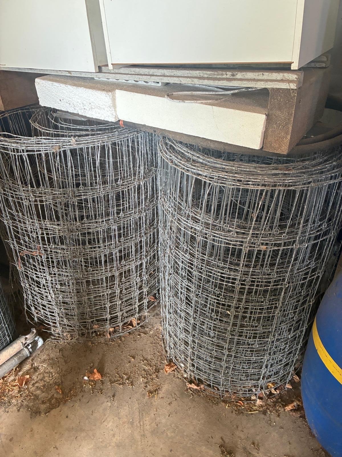 3 rollen zwaar schapengaas - ca. 100 meter, Ophalen, Gebruikt