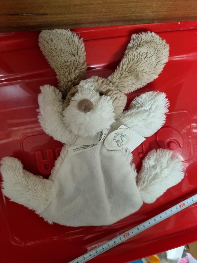 Happy horse knuffel hond doekje nr 18 nieuwe, Ophalen of Verzenden, Nieuw, Hond