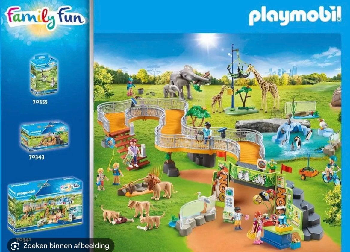 Playmobil fimly fun de dierentuin!, Kinderen en Baby's, Speelgoed | Playmobil, Ophalen of Verzenden, Zo goed als nieuw