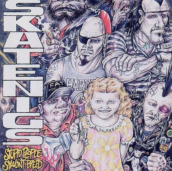 Skatenigs - Stupid People CD US Industrial Metal 1992, Ophalen of Verzenden, Gebruikt