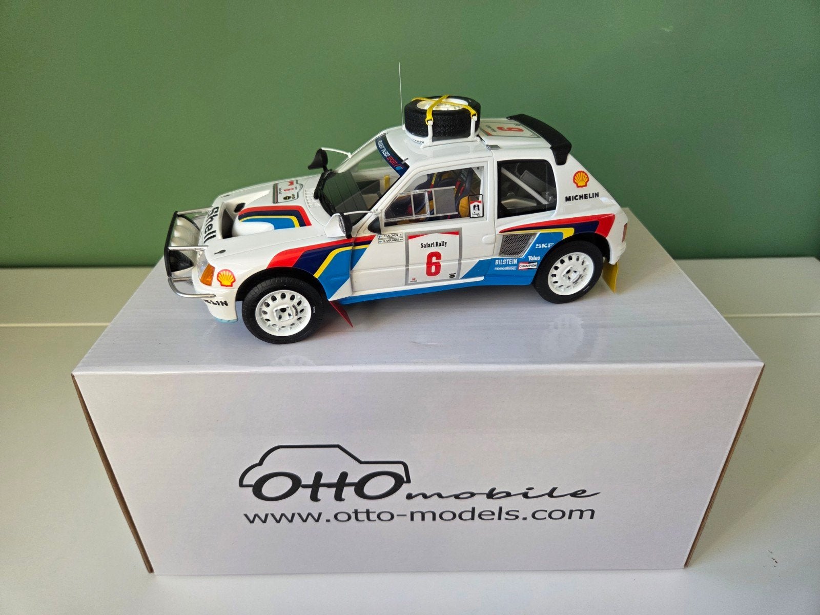 Otto Mobile 1:18 Peugeot 205 T16 Rally Safari 1985 (OT1161), Ophalen of Verzenden, Nieuw, OttOMobile