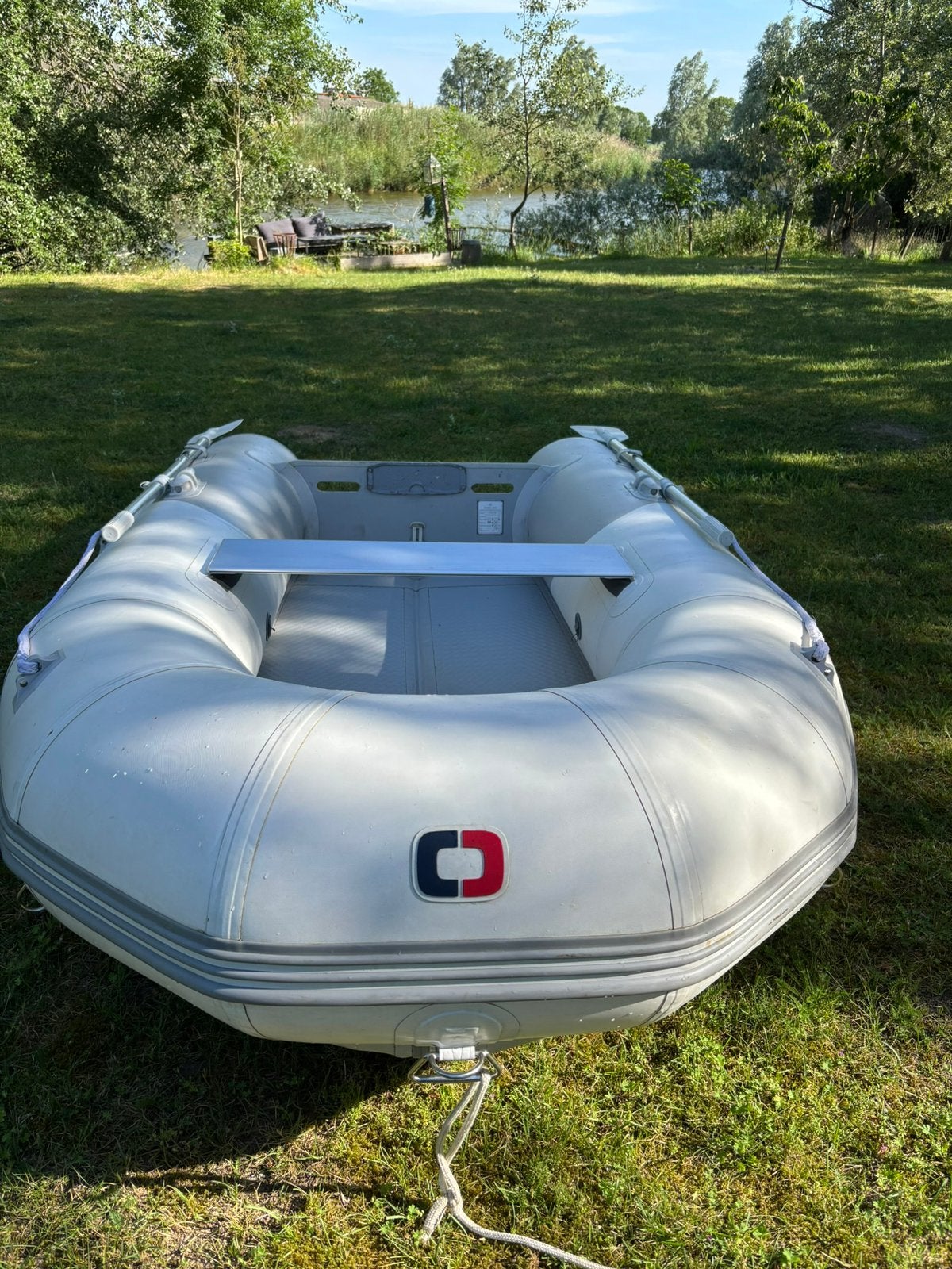 Rubberboot 2,7m + 4pk suzuki 2 takt buitenboordmotor, Airdeck, Gebruikt, Overige brandstoffen, 4 pk