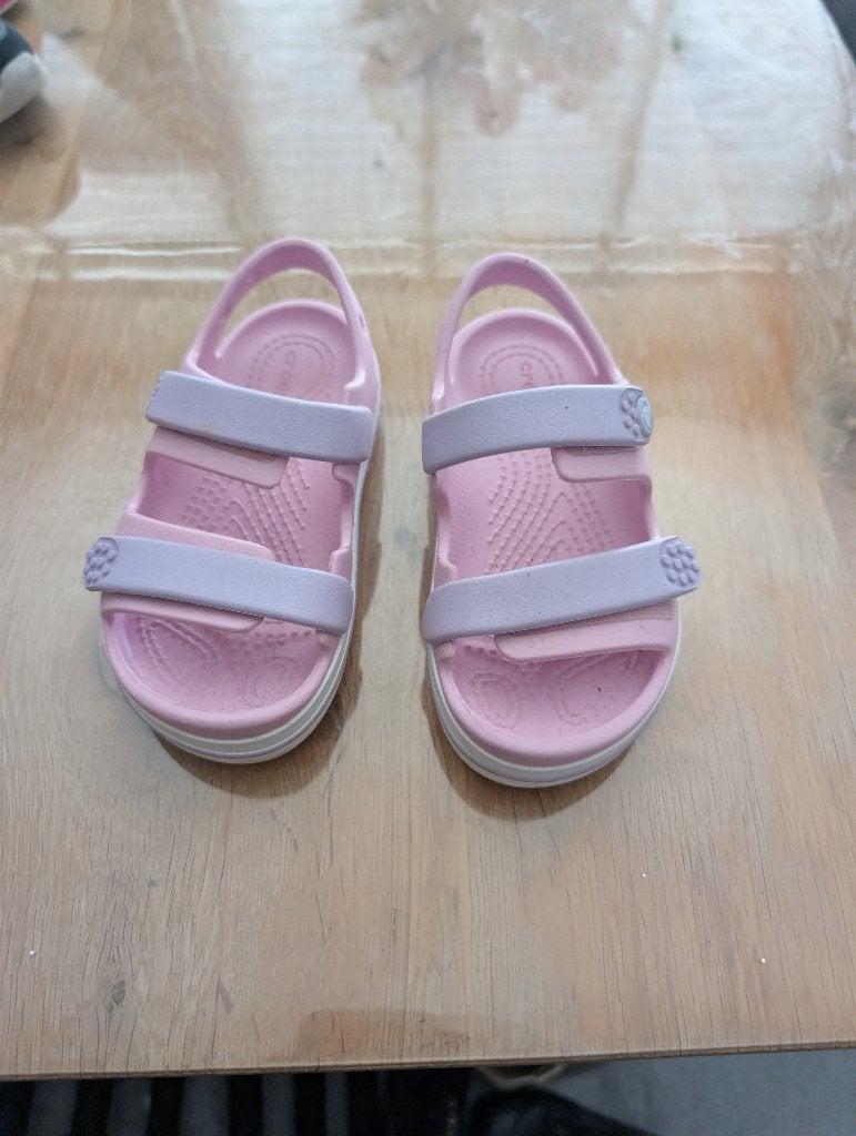 Roze Crocs sandalen voor meisjes - Maat 27, Crocs, Meisje, Schoenen, Ophalen of Verzenden