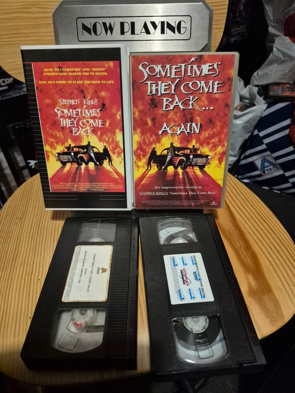 VHS: Sometimes They Come Back & Sometimes  en again, Horror, Nederlands ondertiteld, Vanaf 16 jaar, Ophalen of Verzenden