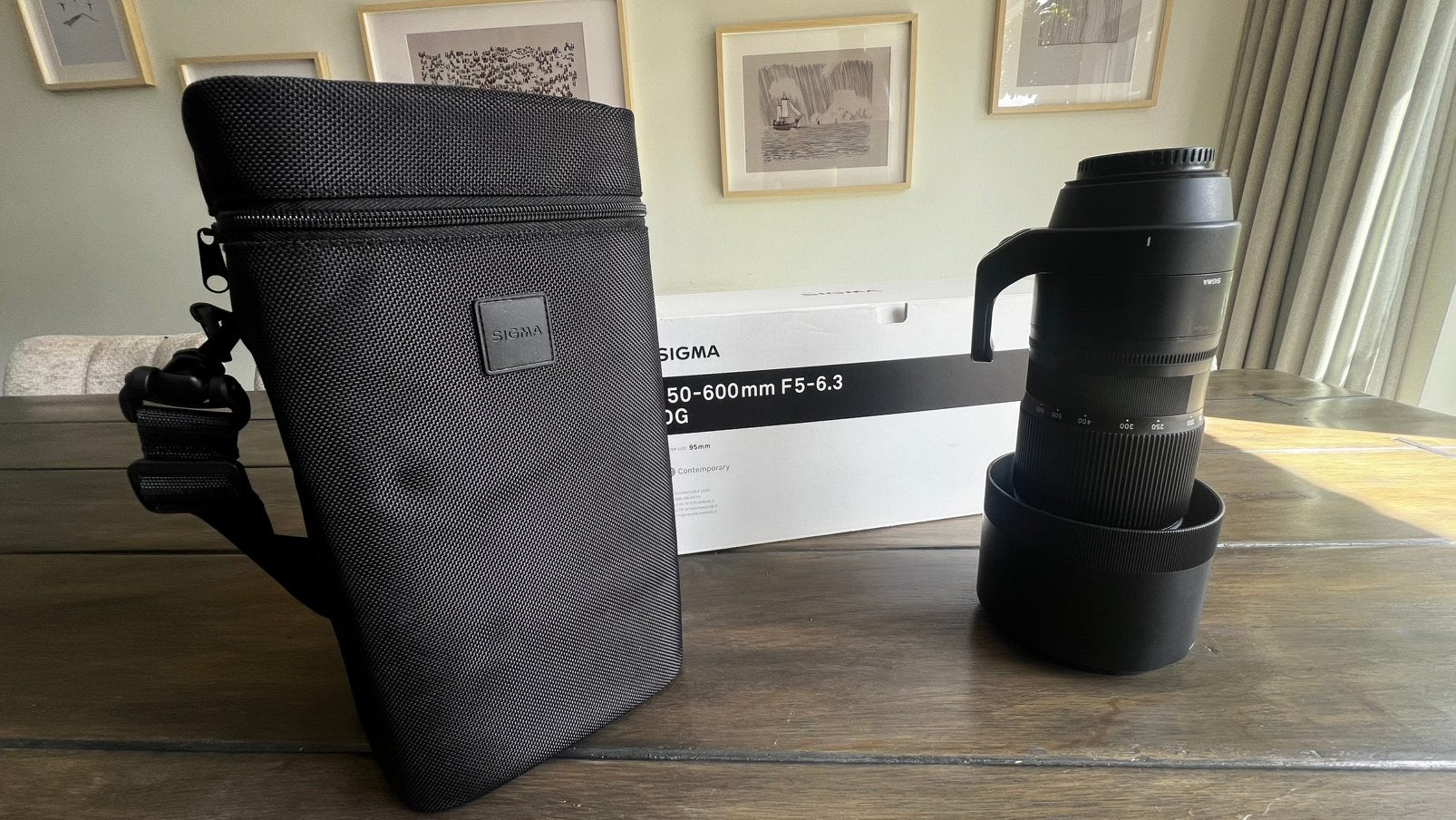 Sigma 150-600mm F5-6.3 DG OS HSM Contemporary Canon, Audio, Tv en Foto, Fotografie | Lenzen en Objectieven, Ophalen, Gebruikt