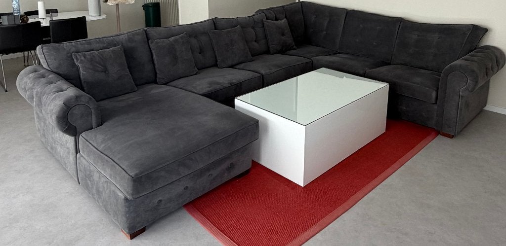 Grote U-hoekbank 360 x 260 cm (zeer nette staat), Huis en Inrichting, Ophalen, Gebruikt, Stof, Modern