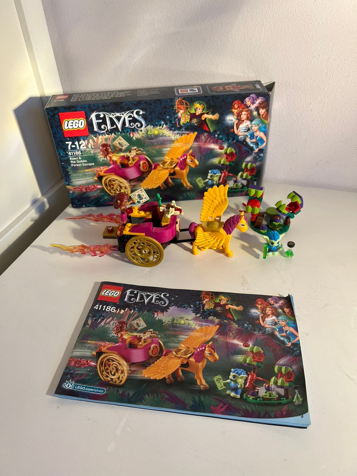LEGO Elves 41186 Azari & de ontsnapping uit het Goblinbos, Lego, Inclusief accessoires, Ophalen of Verzenden, Zo goed als nieuw