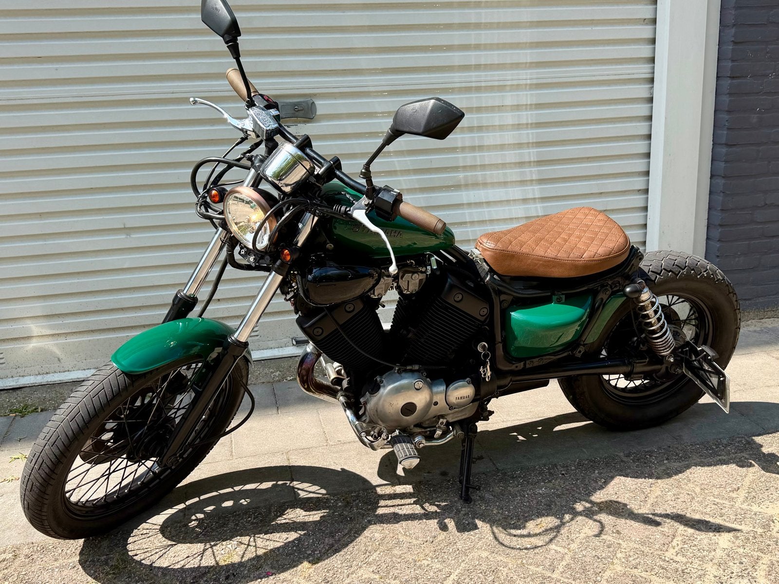 Unieke Yamaha Virago 535 Bobber, Motoren, Motoren | Yamaha, Cardan-aandrijving, 2 cilinders, Chopper, Gebruikt