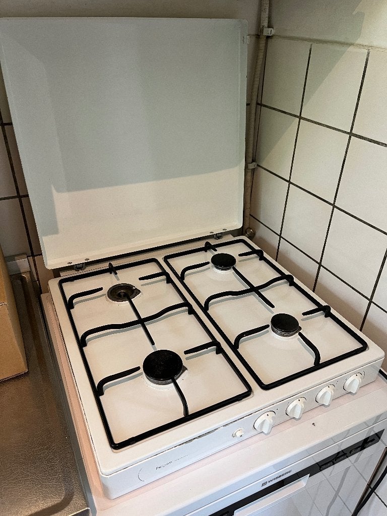 Losstaand gasfornuis (gratis op te halen), Witgoed en Apparatuur, Fornuizen, Ophalen, Gebruikt, Minder dan 85 cm, 3 kookzones of minder