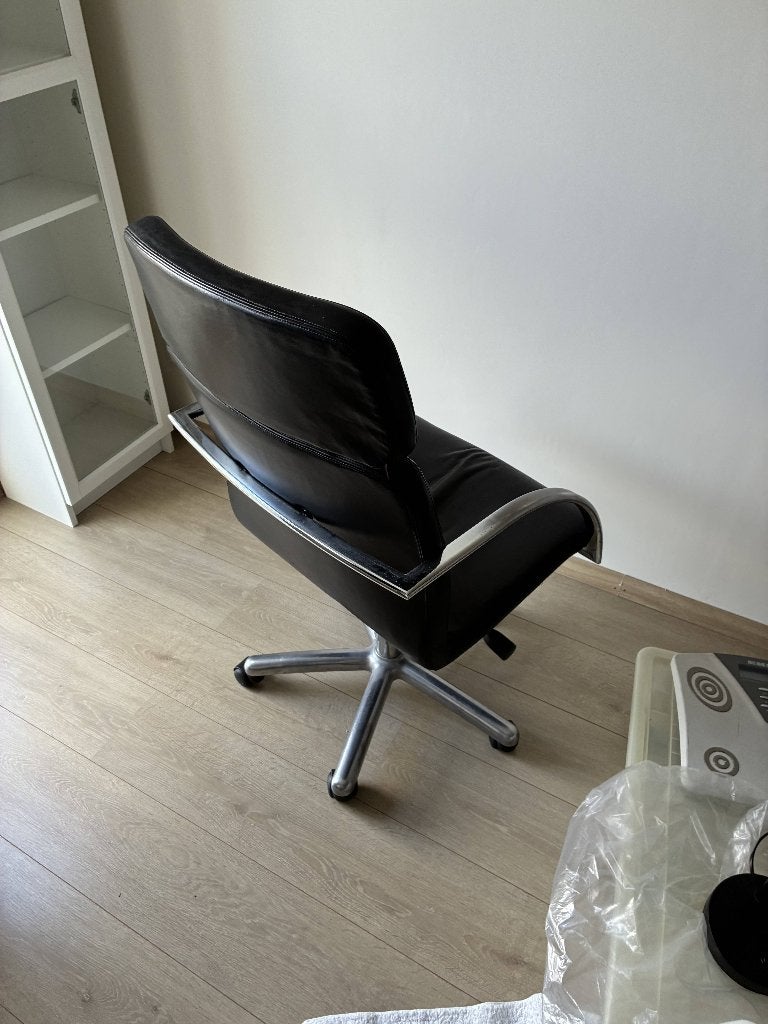 Zwarte bureaustoel, Ophalen, Gebruikt, Zwart, Bureaustoel