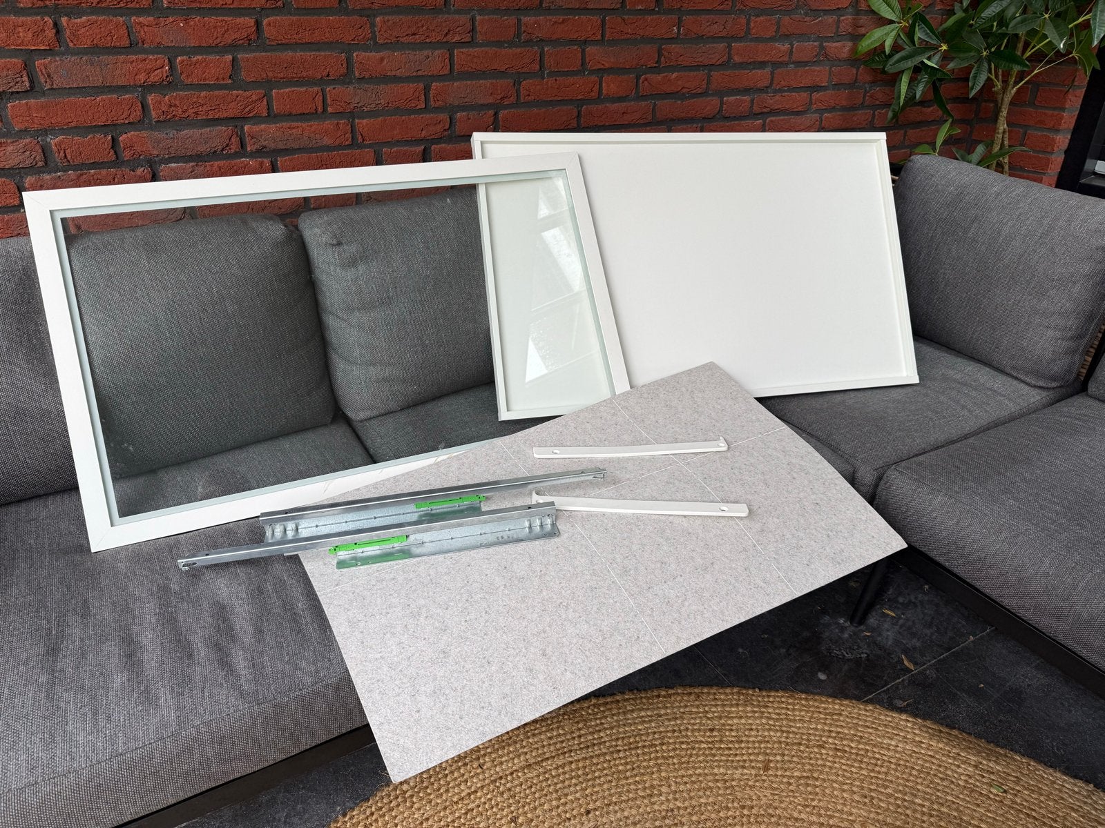 Ikea Komplement set - Lade met glasplaat, Ophalen, Gebruikt, 50 tot 100 cm, Glas
