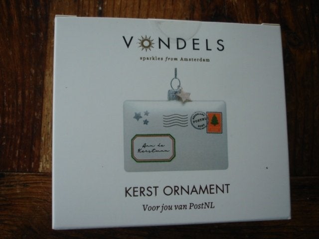 Allerlei!(616) vondels kerstornament enveloppe. nieuw in, Ophalen of Verzenden, Zo goed als nieuw