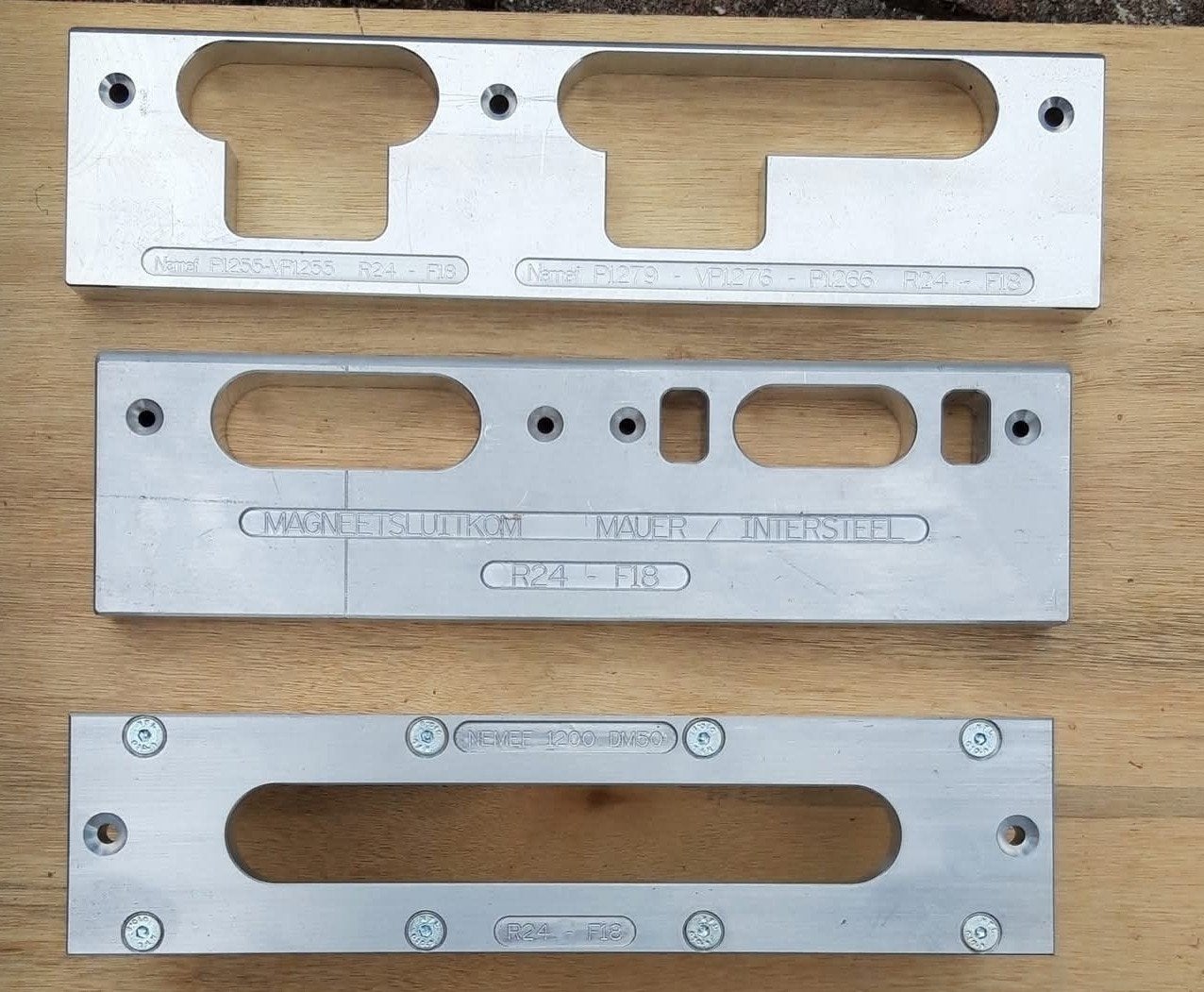 3 Nieuwe Aluminium Freesmallen voor Sloten en Sluitplaten, Ophalen of Verzenden, Nieuw
