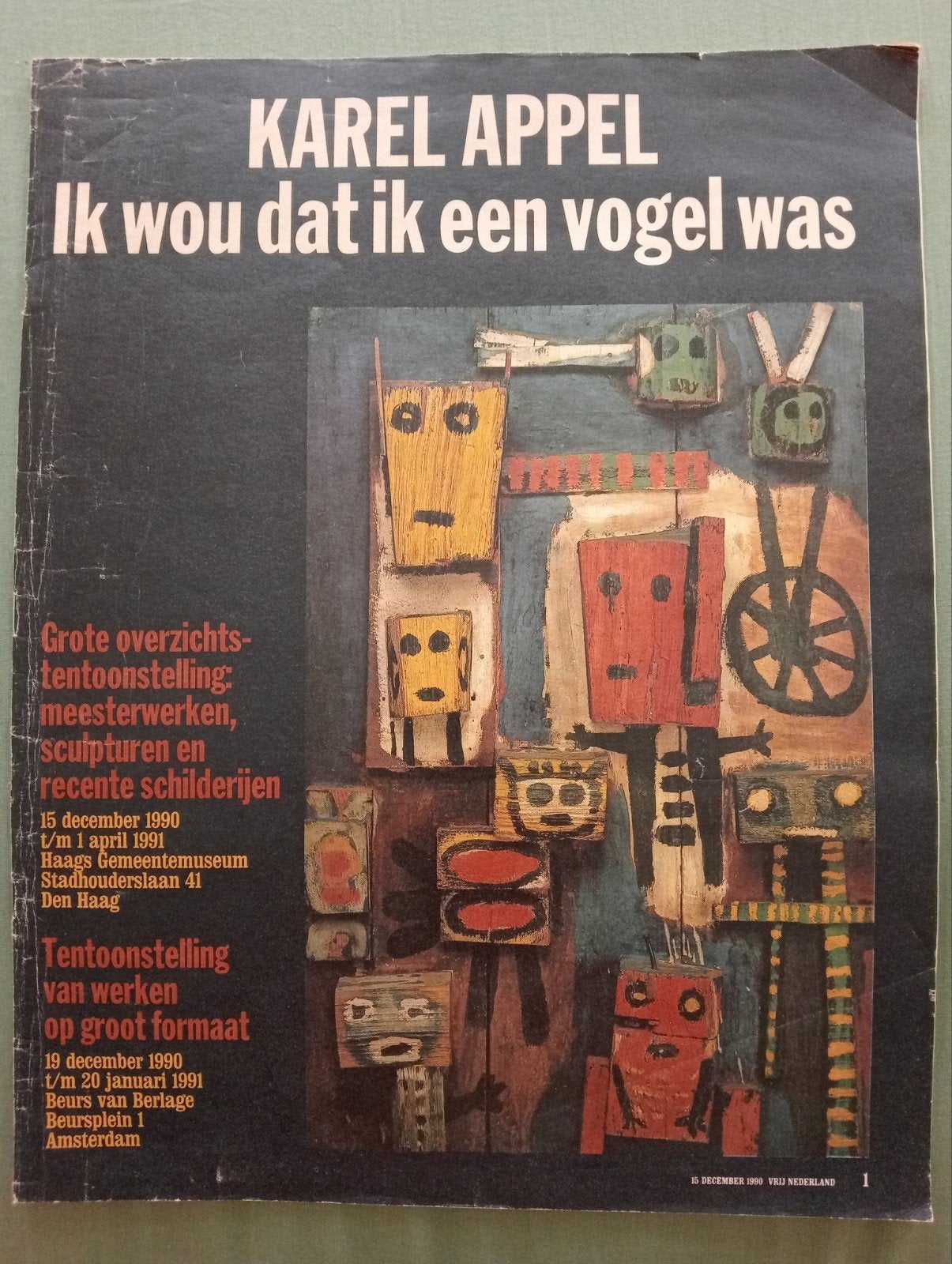 Karel Appel: Ik wou dat ik een vogel was - Catalogus, Ophalen of Verzenden, Gelezen, Overige onderwerpen