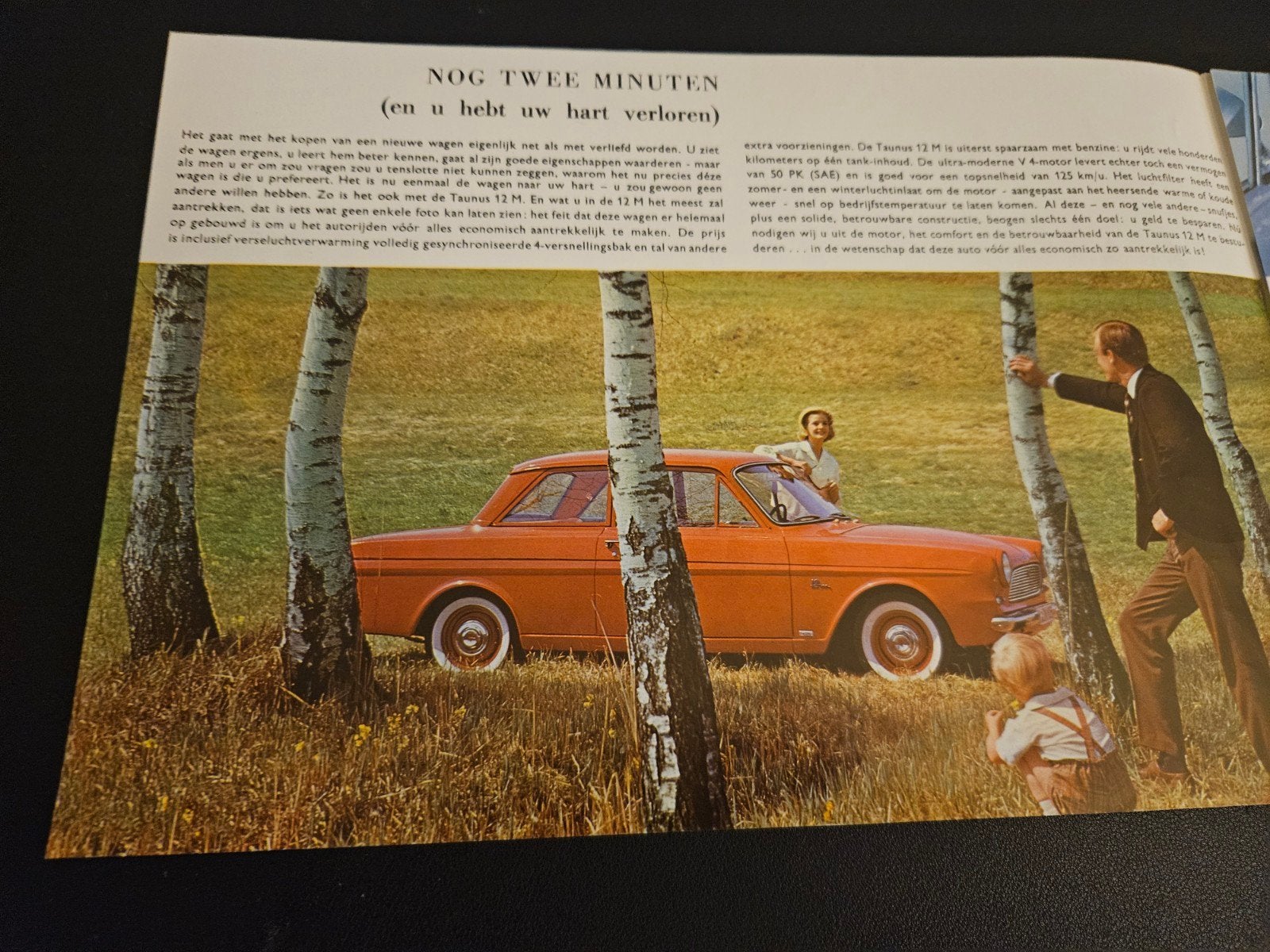 Brochure Ford Taunus 12M 1962, Ophalen of Verzenden, Zo goed als nieuw, Ford