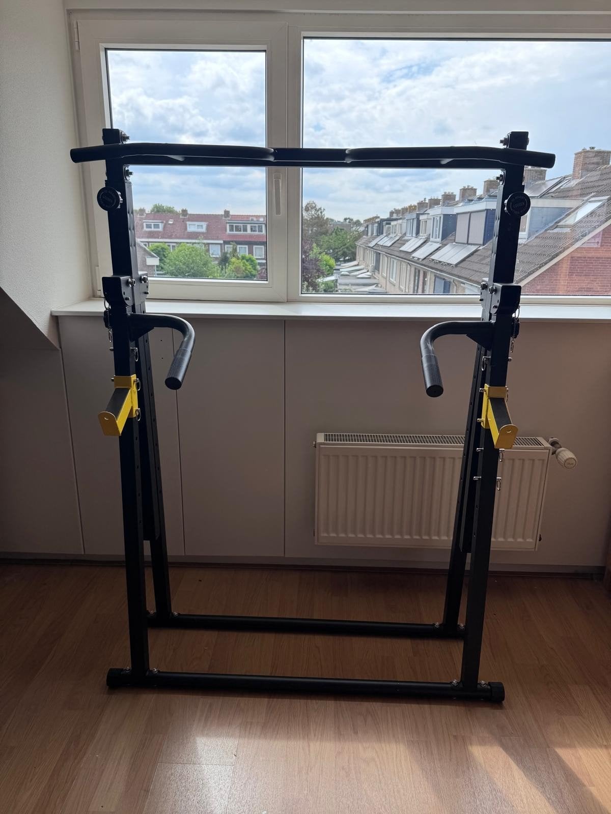 DH FitLife Opvouwbaar Power Tower Dip Station Krachtstation, Ophalen, Zo goed als nieuw, Metaal, Krachtstation