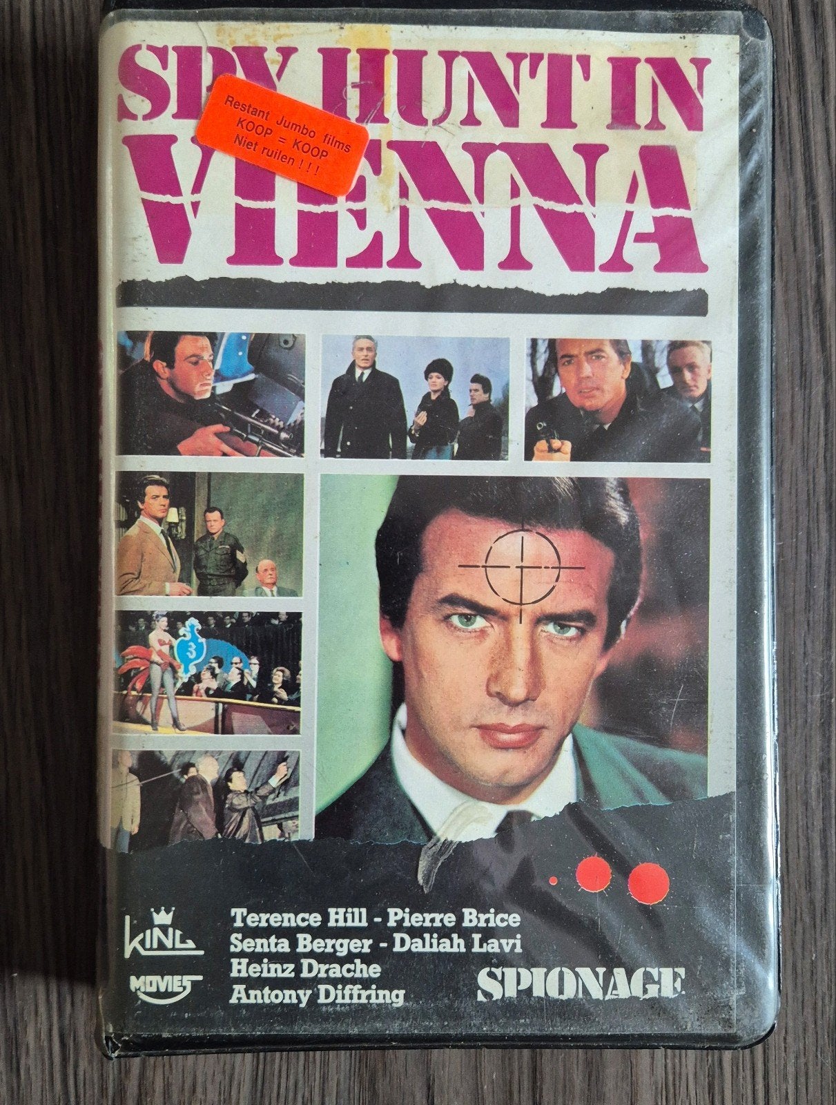 Betamax Spy Hunt In Vienna (Terence Hill) Ex-Rental, Alle leeftijden, Ophalen of Verzenden, Gebruikt, Komedie