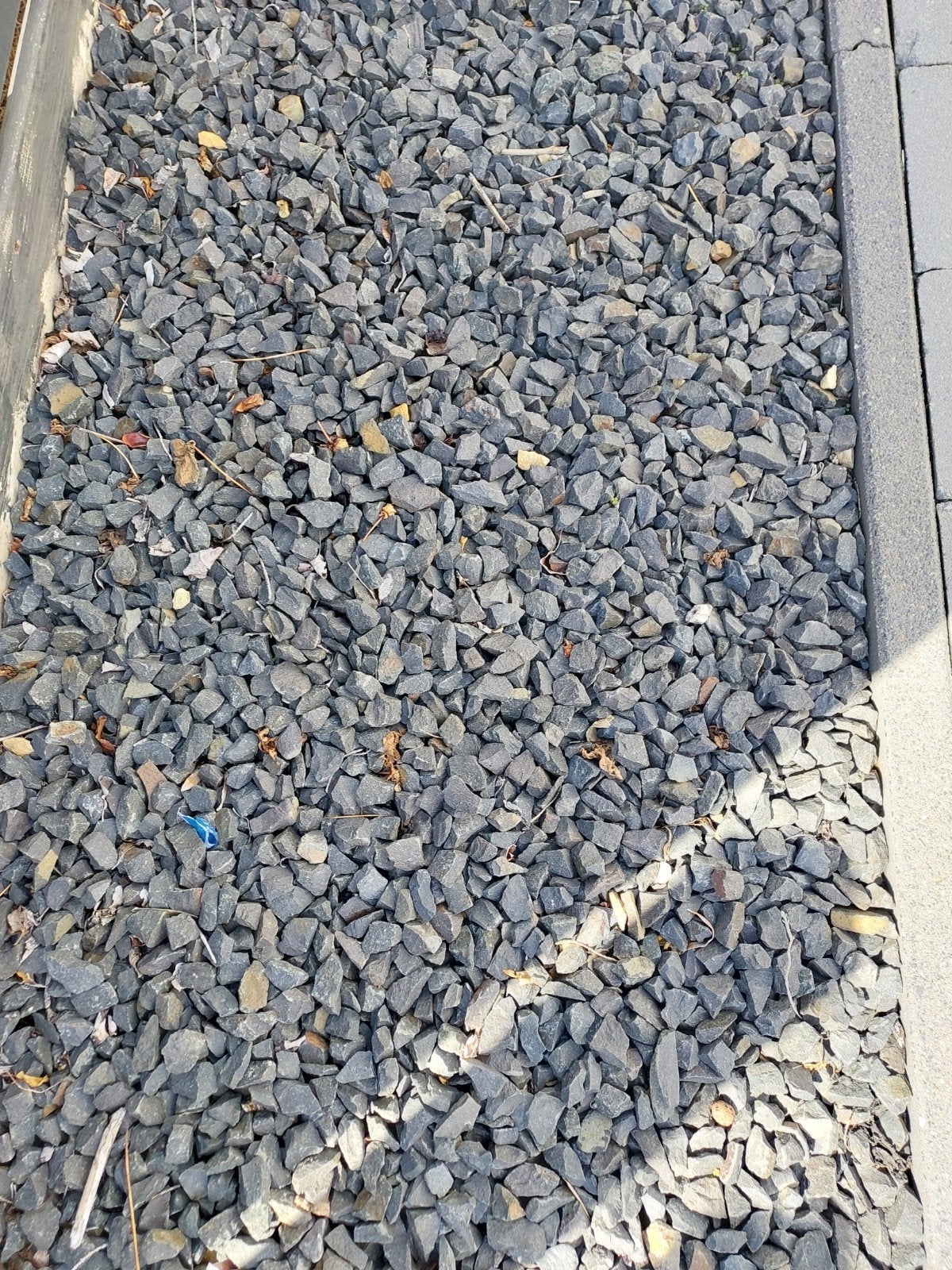 GRATIS antraciet basalt +/- 2 m³, Ophalen, Antraciet, Basalt, Split