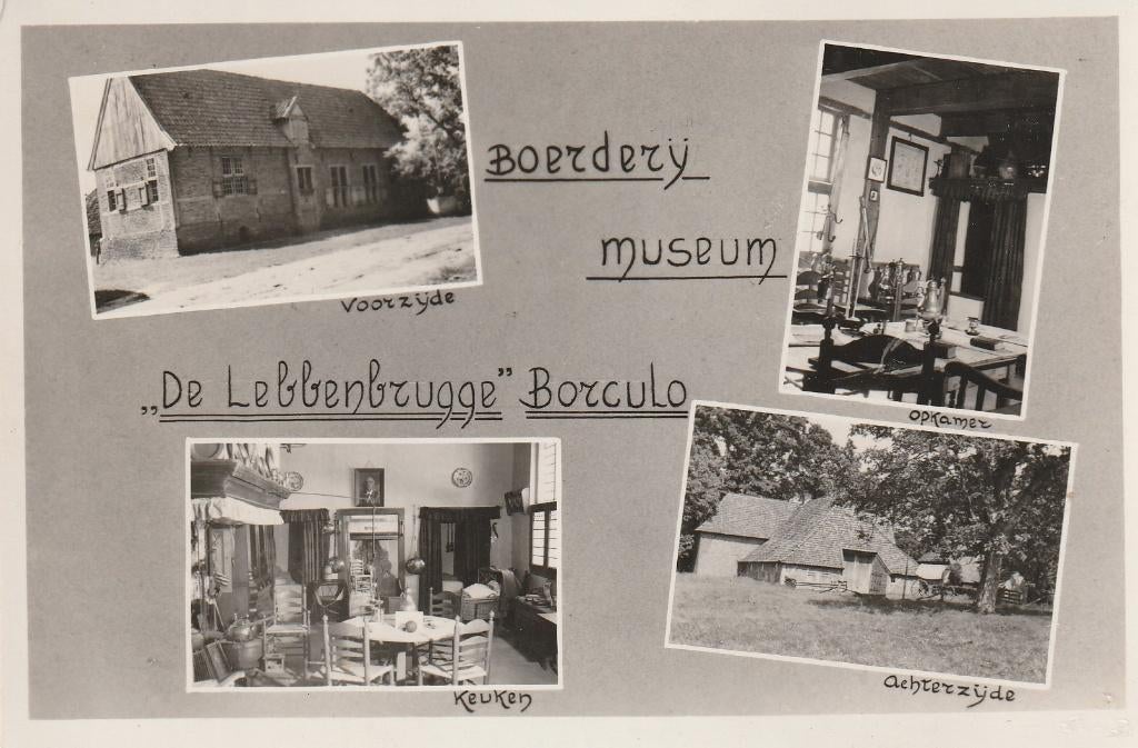 Borculo, Verzamelen, Ansichtkaarten | Nederland, Ophalen of Verzenden, 1940 tot 1960, Ongelopen, Gelderland
