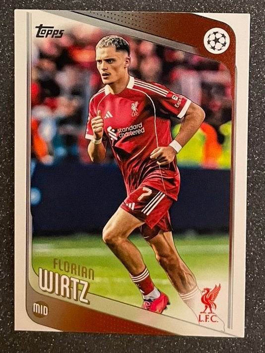 Topps UCC Flagship ‘26    WIRTZ    LIVERPOOL FC, Verzenden, Zo goed als nieuw, Plaatje