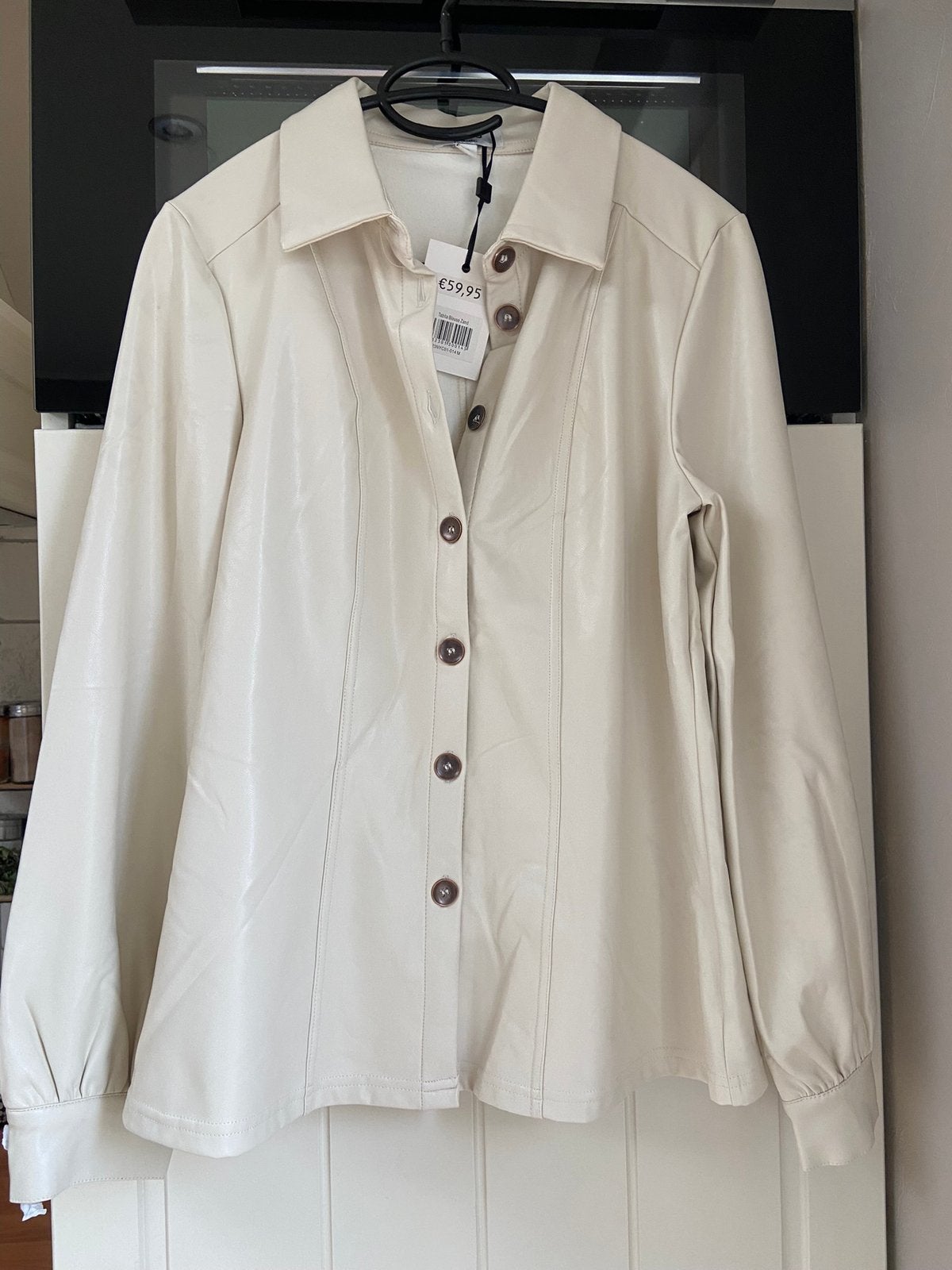 Gave strech blouse C&S, Ophalen of Verzenden, Nieuw, Maat 38/40 (M), Beige