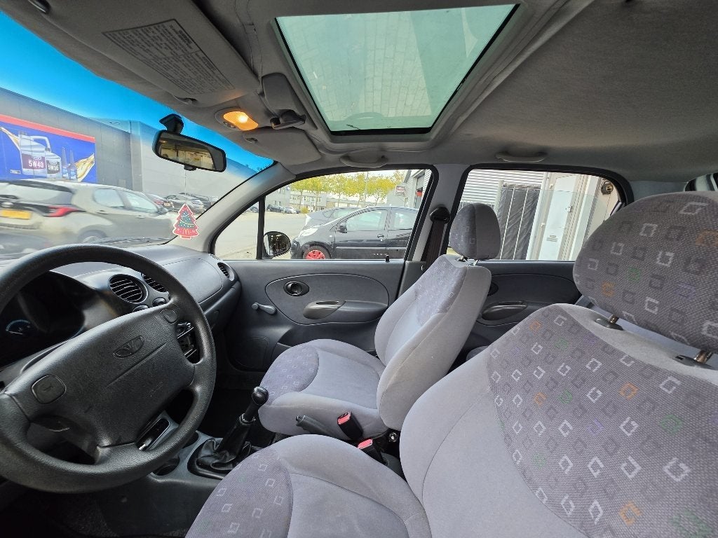 Daewoo Matiz 0.8 Pure PS Schuifdak Stuurbekr. Nw APK ✅, Auto's, Gebruikt, Matiz, Origineel Nederlands, Bedrijf