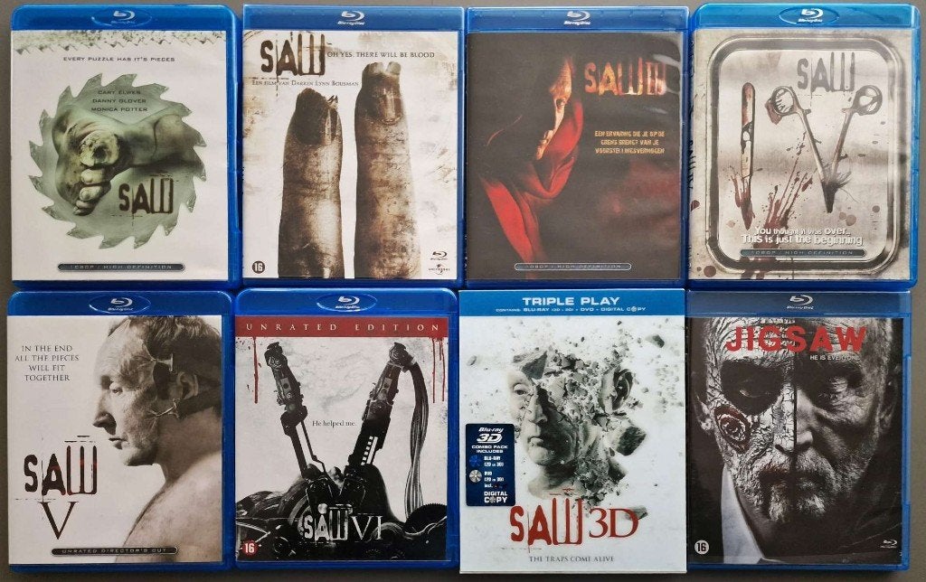 Saw 1 t/m 8 - Nederlandse uitgaves !, Horror, Verzenden, Zo goed als nieuw, Info@dfw.nl