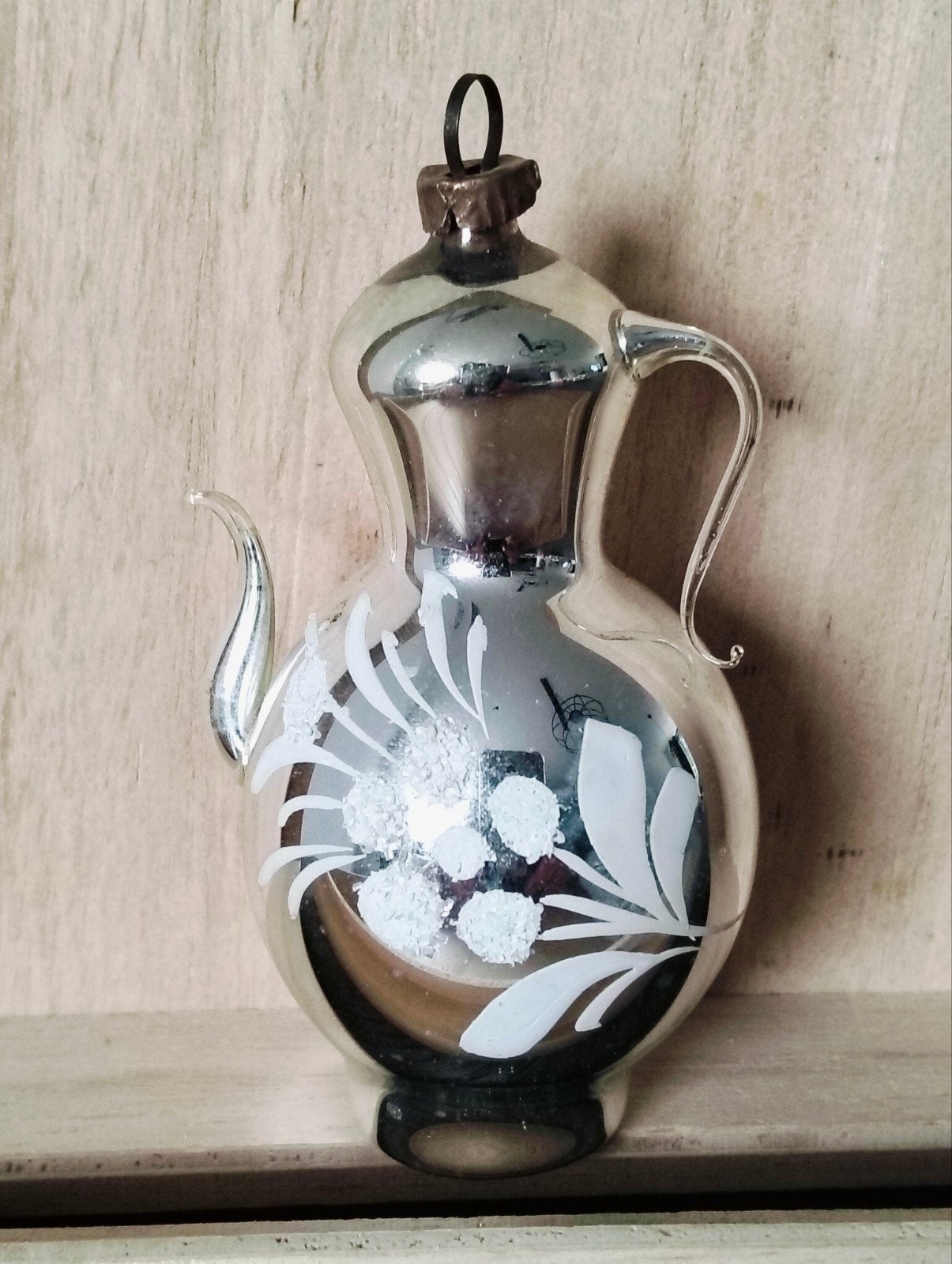 Vintage kerstversiering ornament zeldzaam, Ophalen of Verzenden, Gebruikt