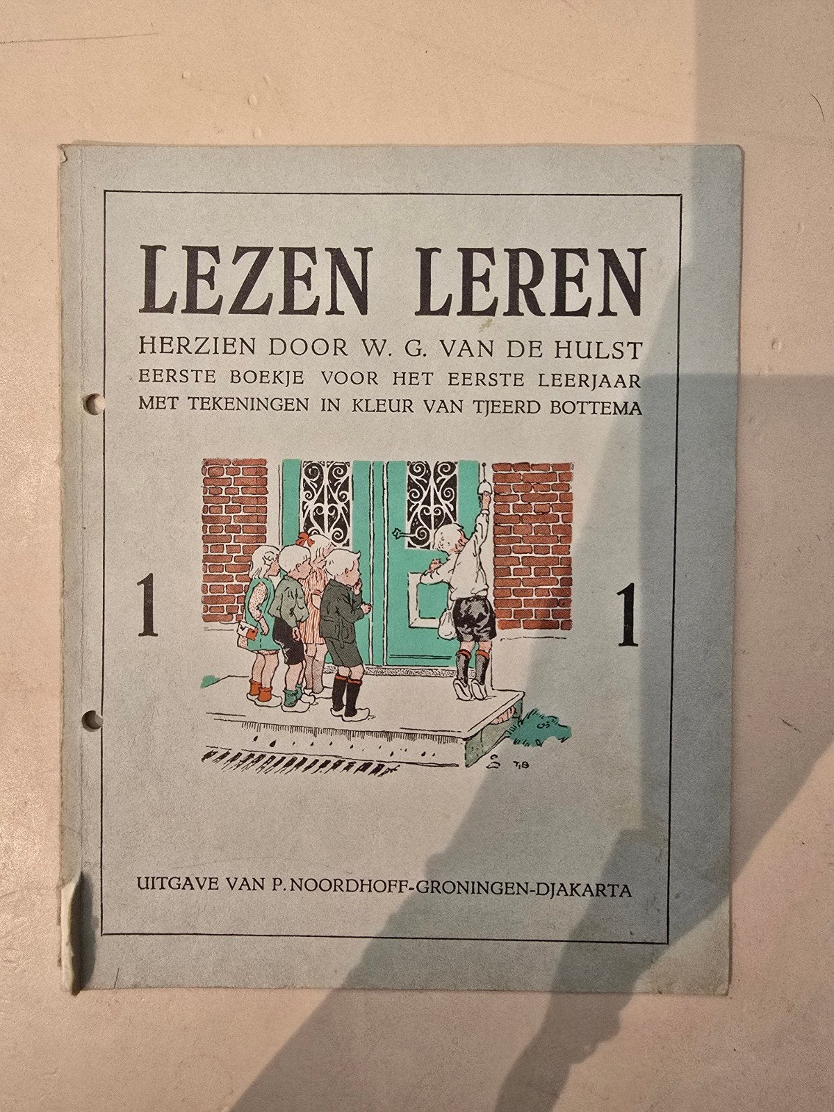 Lezen Leren - Eerste Leesboekje (1952) W.G. van de Hulst, W.G. van de Hulst, Nederlands, Overige niveaus, Ophalen