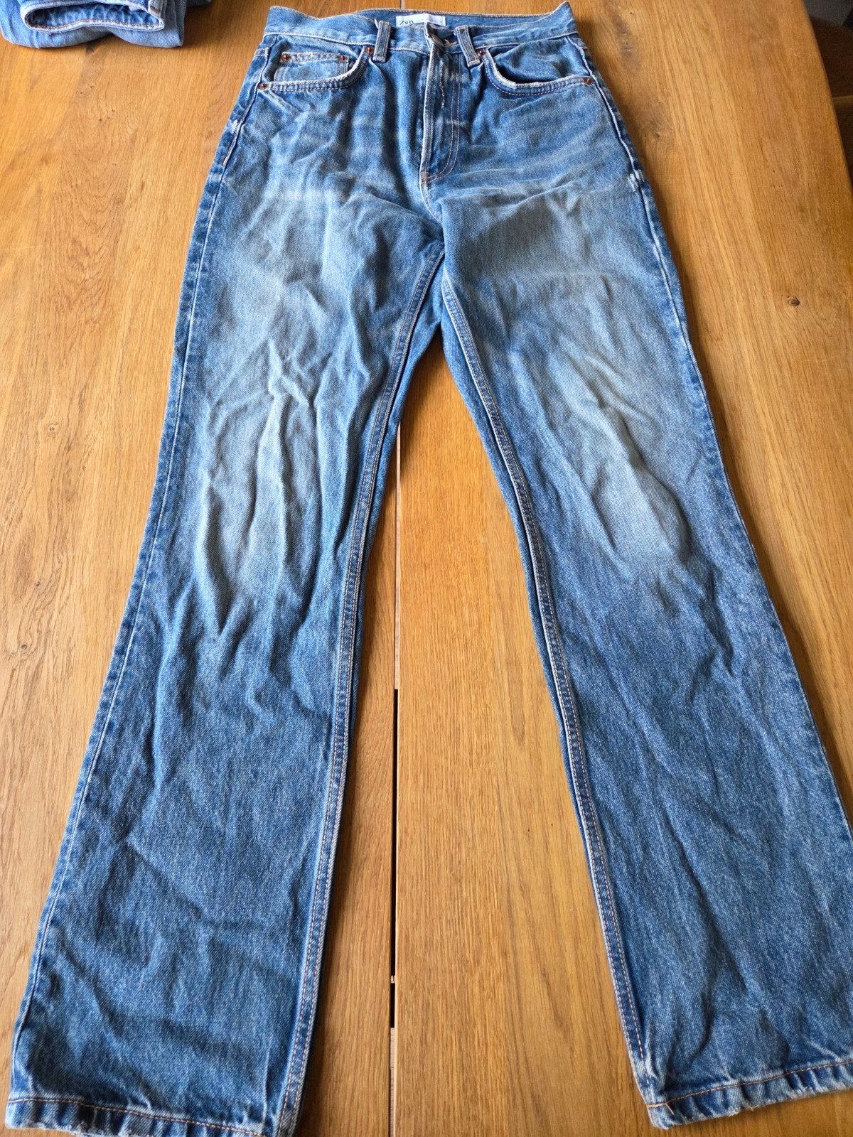 Zara jeans, maat 34, weinig gedragen, Blauw, Zara, Ophalen of Verzenden, Zo goed als nieuw