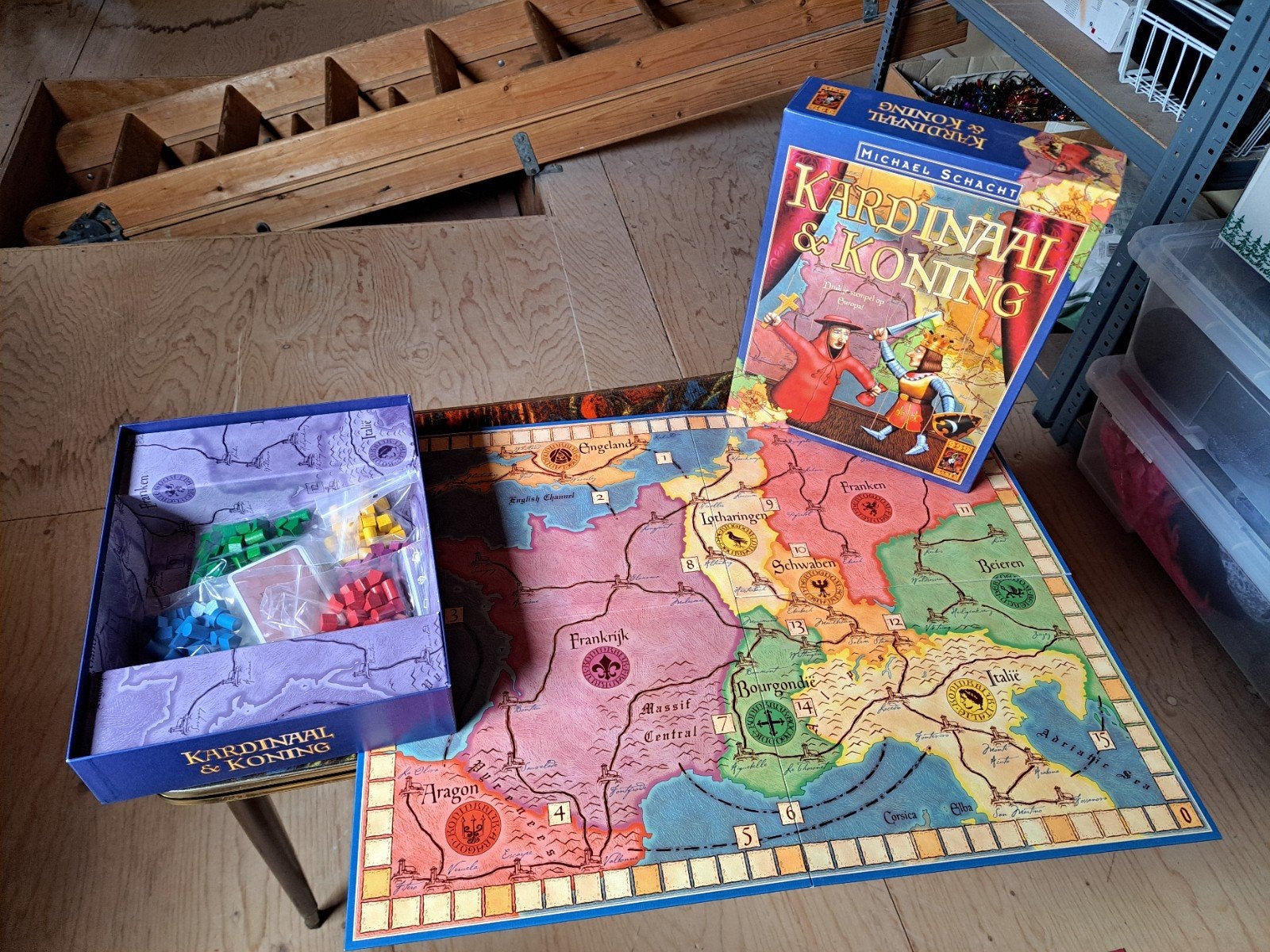 Kardinaal & Koning Bordspel - Strategisch Spel, Hobby en Vrije tijd, Ophalen of Verzenden, Gebruikt, Michael Schacht