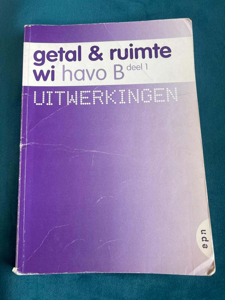Getal en Ruimte havo wiskunde B uitwerkingen deel 1, Boeken, Ophalen of Verzenden, Gelezen, HAVO, Wiskunde B