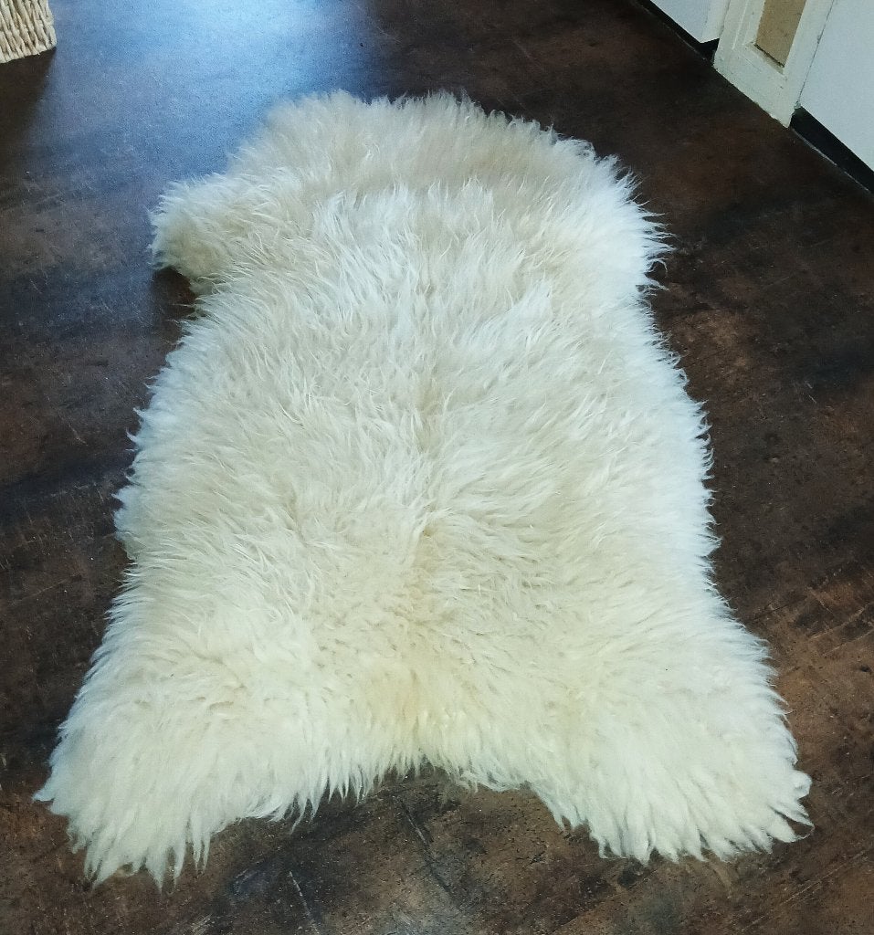 Dik echt schapenvacht 110 x 70 cm, Ophalen of Verzenden