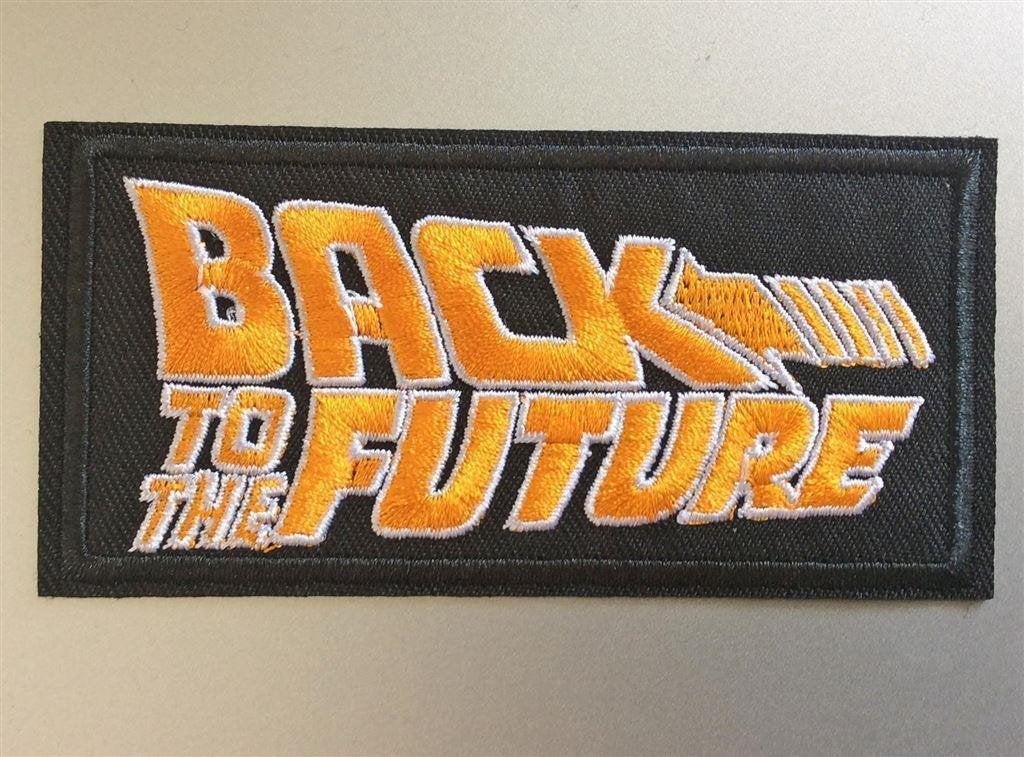 BACK TO THE FUTURE Stoffen KLEDING PATCH, Verzenden, Nieuw, Kleding