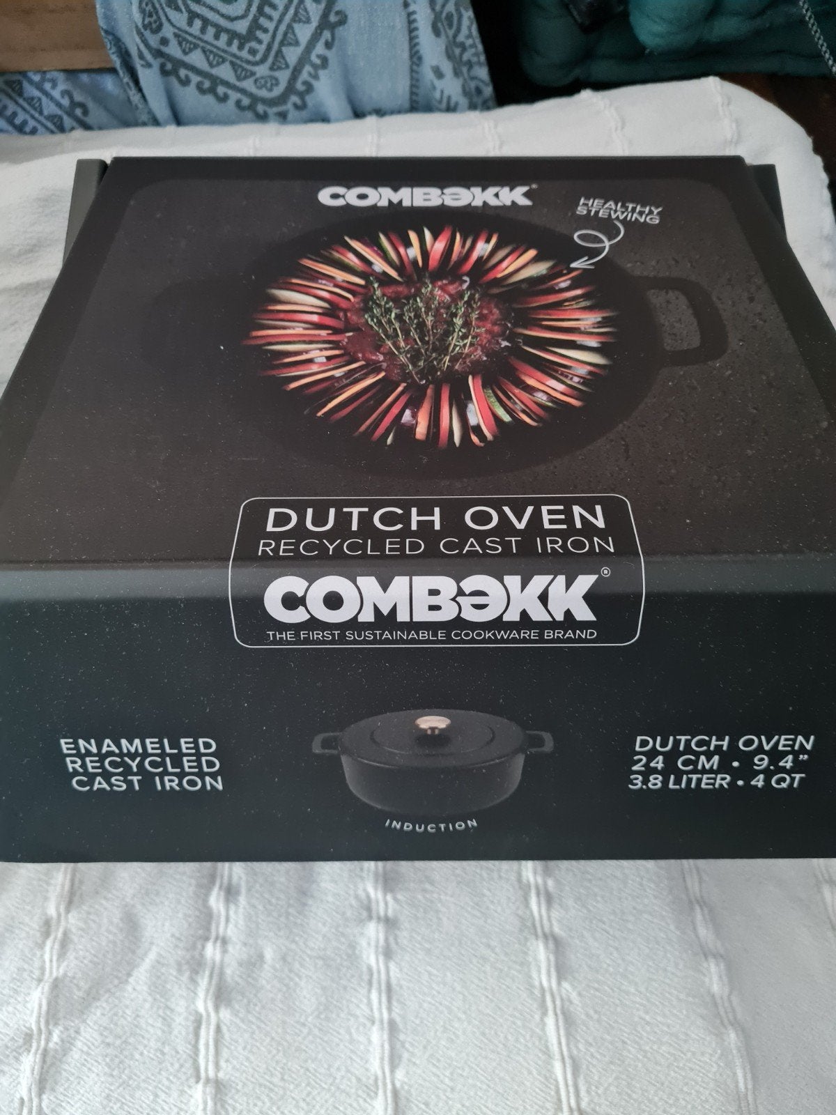 combekk dutch oven, 24 cm, 3,8 liter, nieuw, Ophalen, Nieuw, Gietijzer, Braadpan