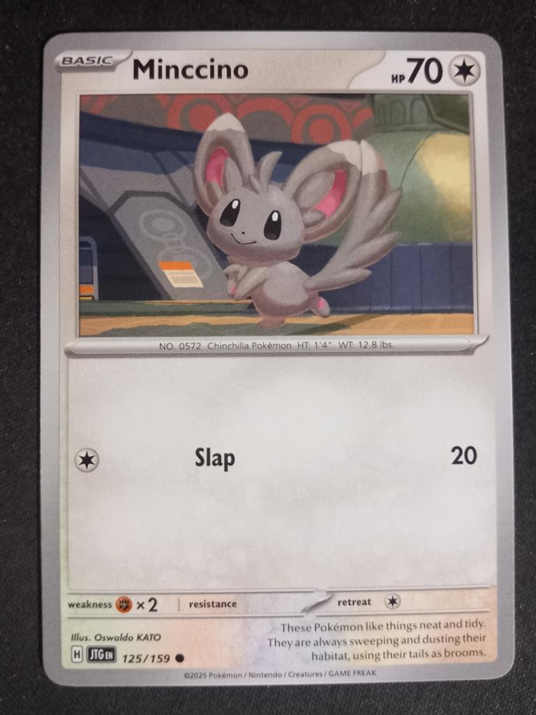 Pokemon Minccino 125/159 Journey Together NM, Verzenden, Zo goed als nieuw, Losse kaart