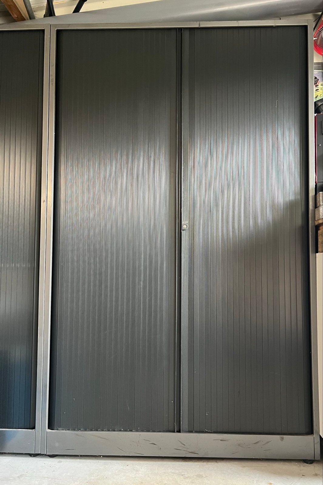 2x Archiefkast met roldeuren - 120x45x195 cm, Huis en Inrichting, Kasten | Roldeurkasten en Archiefkasten, Ophalen, Gebruikt, 100 tot 150 cm