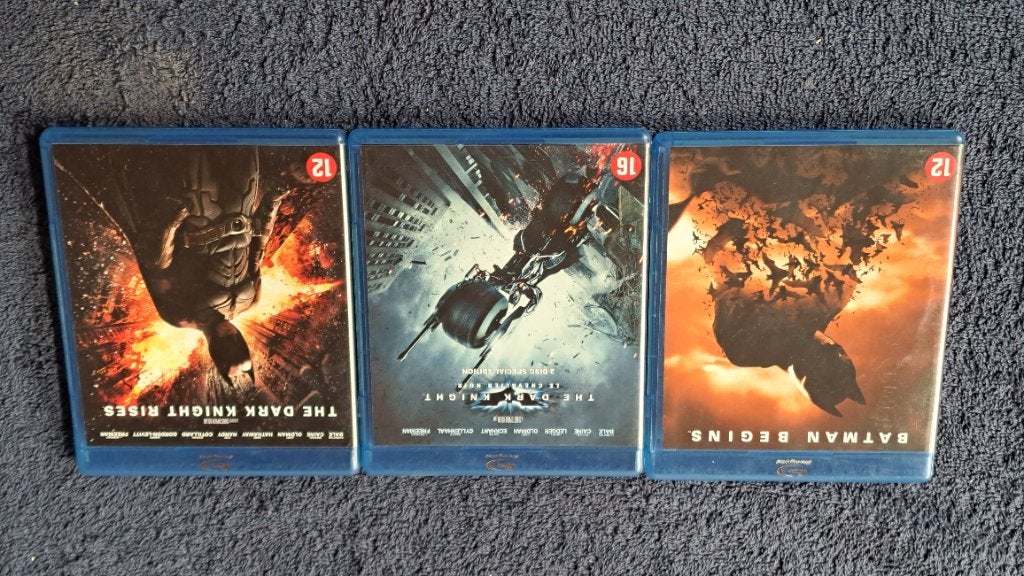Batman Begins Trilogy "Blu Ray", Cd's en Dvd's, Ophalen of Verzenden, Zo goed als nieuw, Actie