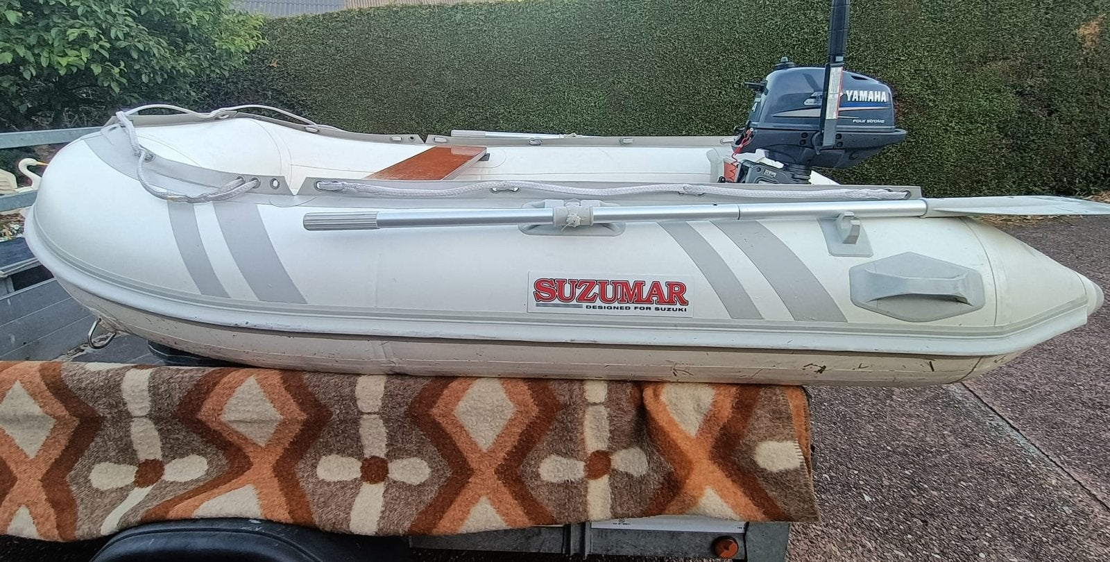 Suzumar DS265 + Yamaha 4 PK 4-takt, Watersport en Boten, Ophalen, Gebruikt, Overige typen